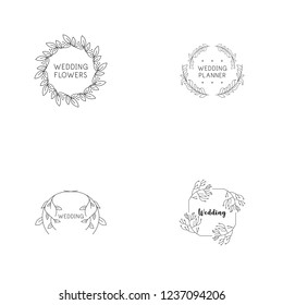 Florist Wedding Logo Design