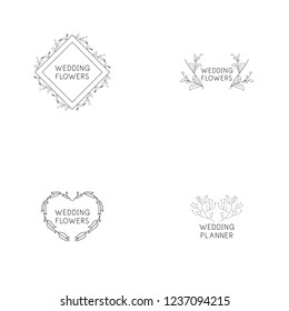 Florist Wedding Logo Design