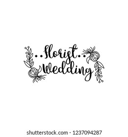 Florist Wedding Logo Design
