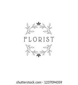 Florist Wedding Logo Design