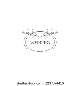 Florist Wedding Logo Design