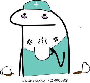 flork illustration meme vector profession doctor medicine