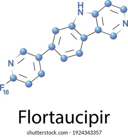 Flortaucipir 18F is a radioactive diagnostic agent indicated for use with positron emission tomography, PET, imaging to image the brain.