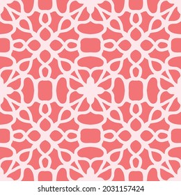 Flory Arabesque ornament seamless pattern - Geometric texture background