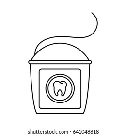 floss dental care related icon image