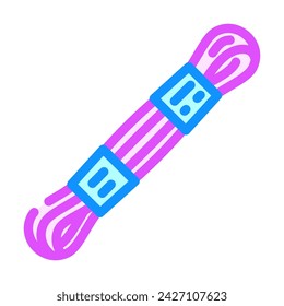 floss embroidery hobby color icon vector. floss embroidery hobby sign. isolated symbol illustration