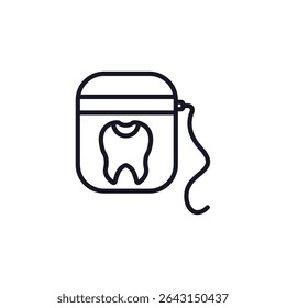 floss icon collection .design style with background