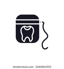 floss-Symbol-Sammlung .design-Stil mit Hintergrund