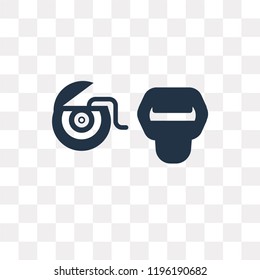 Floss vector icon isolated on transparent background, Floss transparency concept can be used web and mobile