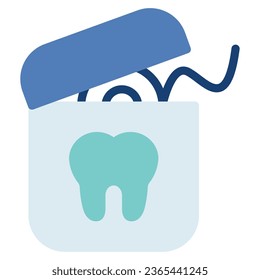 Flossing icon Illustration, for uiux, infographic, etc
