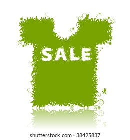 Flotal t-shirt, summer sale. See more in my gallery.