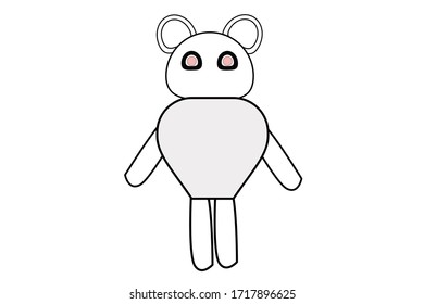 floting robot design vector illustration 