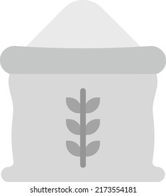 Flour bag icon vector image. Can also be used for Food, Drinks and Confectionery. Suitable for mobile apps, web apps and print media.