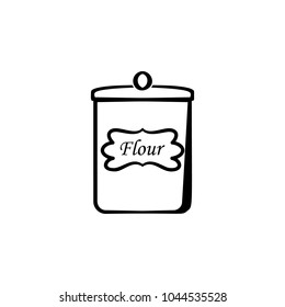 flour bank icon. Element of bakery icon. Premium quality graphic design. Signs and symbols collection icon for websites, web design, mobile app on white background