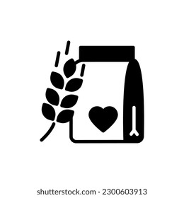 Flour Donation  icon in vector. Illustration