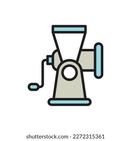 Flour Grinder Icon Vector Illustration
