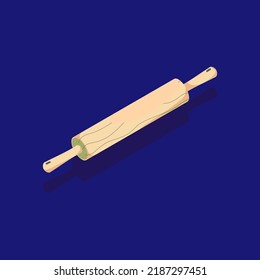 flour grinder on blue background icon vector illustration