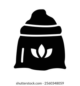 Flour icon, a fundamental cooking component