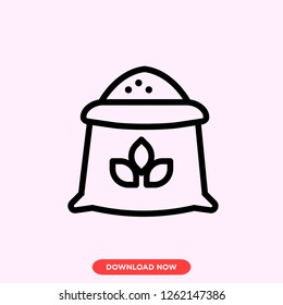 Flour icon modern vector style