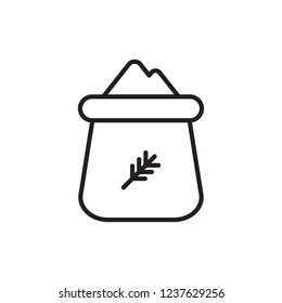 flour icon vector