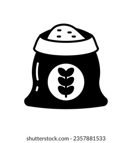 Icono de harina en vector. Ilustración