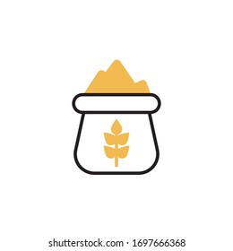 flour icon vector illustration modern style design. isolated on white background