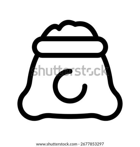 Flour Icon Vector Symbol Design Illustration