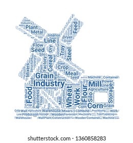 flour mill word cloud. tag cloud about flour mill.