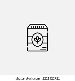 Flour pack icon sign vector,Symbol, logo illustration for web and mobile