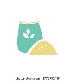 flour vector icon logo design
