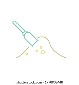 flour vector icon logo design