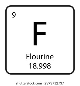 flourine icon vector illustration design