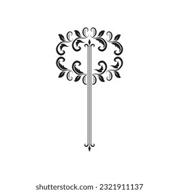 Bordes florecientes, marcos decorativos vintage y bordes florales, bordes de encaje de diseño ornamental y esquinas Vector