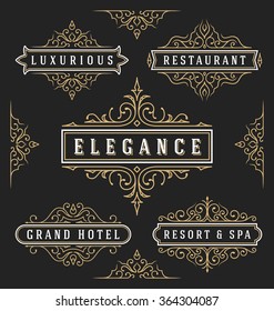 Flourish calligraphy frame design for labels, banner, logo, emblem, menu, sticker and other design || Suitable for hotel, resort, spa, restaurant, whiskey