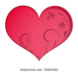 Flourish Love Heart Frame