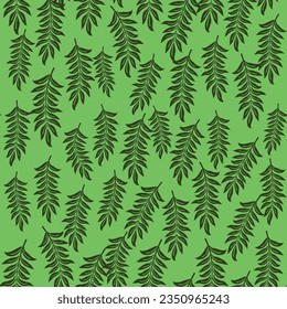 Flourish nature summer garden textured background. Floral seamless pattern. Branch with leaves ornamental texture