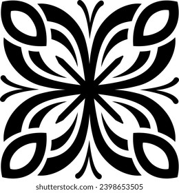 Flourish ornament symbol.  Decorative element.