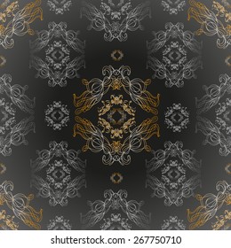 Flourish ornamental background pattern design for wallpaper and decoration needs. 