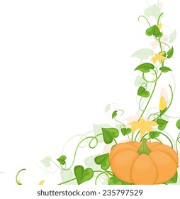 Flourish Pumpkin Frame