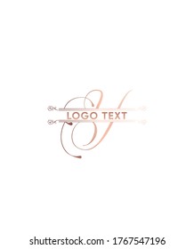 Blütegeteilter Buchstabe Typ Y Logo-Vorlage, Vektorlogo für Geschäfts- und Firmenidentität 