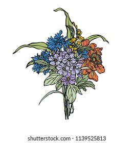 Flourish spring floral card
