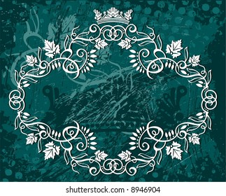 flourish  vintage frame