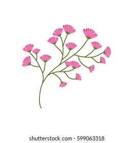 flourishes branch spring image vector illustration eps 10