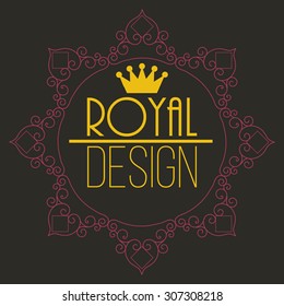 Flourishes calligraphic monogram emblem template. Luxury elegant frame ornament line logo design vector illustration. Good for Royal sign, Restaurant, Boutique, Cafe, Hotel, Heraldic, Jewelry, Fashion
