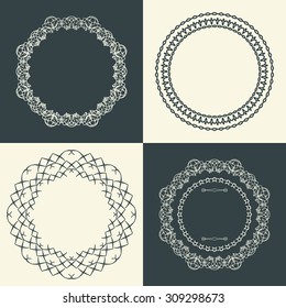 Flourishes calligraphic monogram emblem template. Luxury elegant frame ornament line logo design vector illustration. Good for Royal sign, Restaurant, Boutique, Cafe, Hotel, Heraldic, Jewelry, Fashion