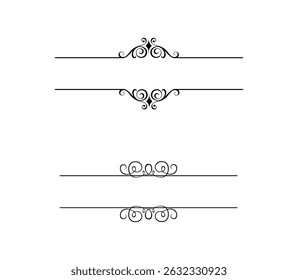 Blüht Kalligraphische Ornamente und Rahmen