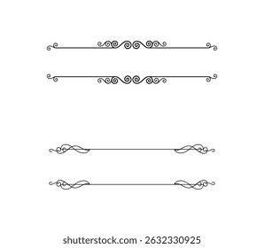 Blüht Kalligraphische Ornamente und Rahmen