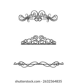 Blüht Kalligraphische Ornamente und Rahmen
