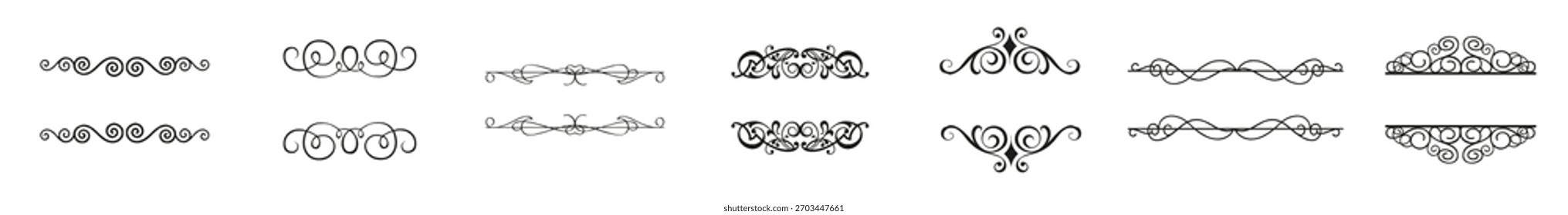 Flourishes Calligraphic Ornaments and Frames