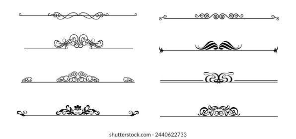 Flourishes, Ornaments and Dividers Vector
